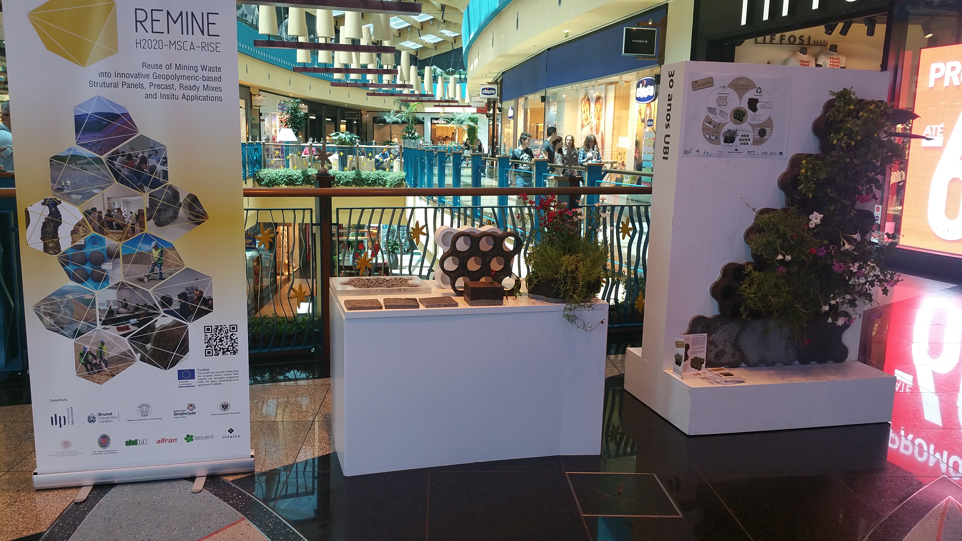 Remine Dissemination In The Ubi S 30 Years Exposition At Serra Shopping Remine